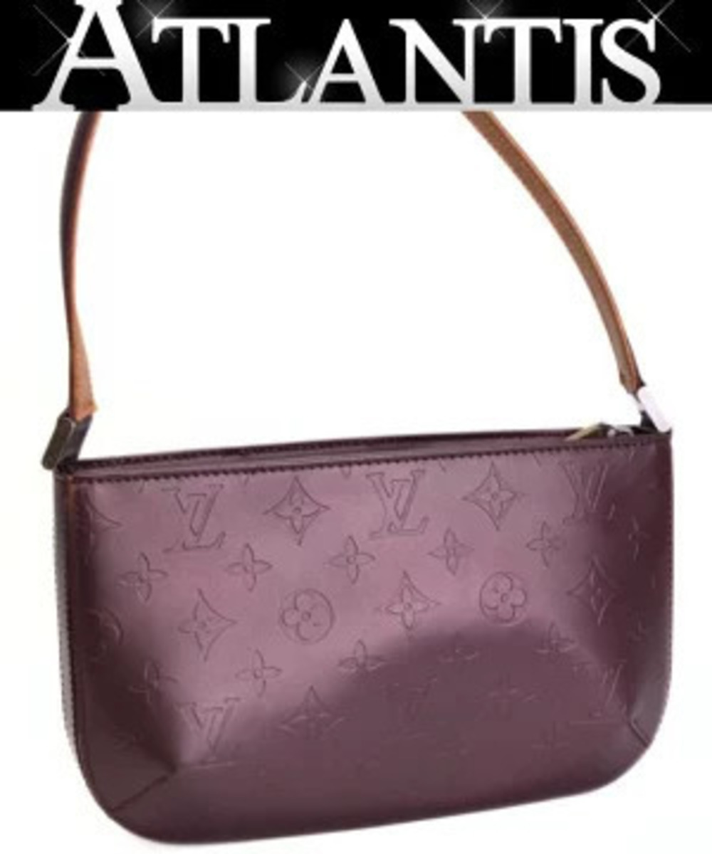 Louis Vuitton Fowler Handbag Monogram Mat Violet